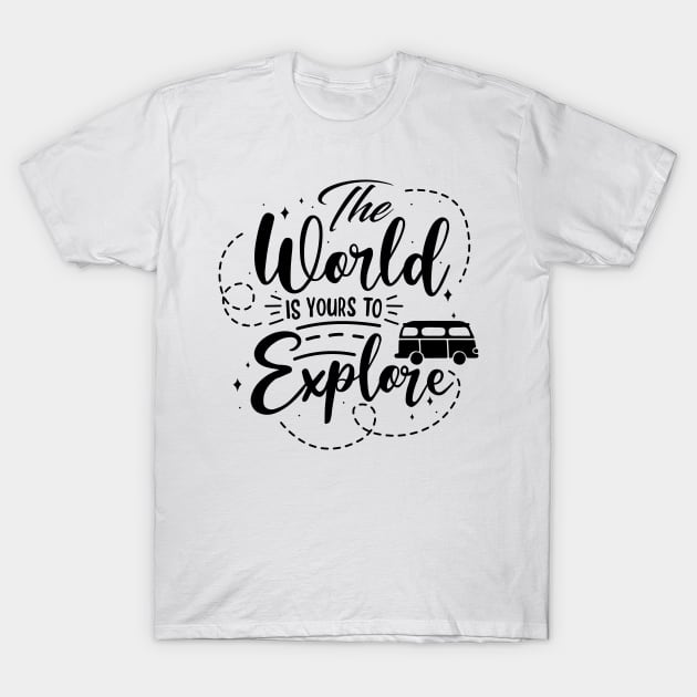 Explore the world T-Shirt by PR Hub